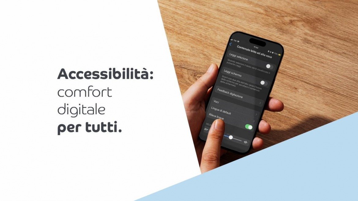 Funzioni di accessibilità per migliorare l’esperienza d’uso
